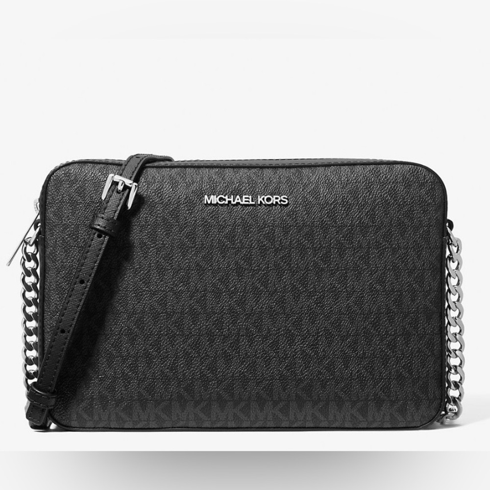 Michael Kors Jet Set Large Logo Crossbody Bag
